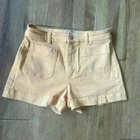 Everlane High Rise Front Pocket‎ 3” Inseam Jean Shorts Women’s size 8 - Picture 1 of 4